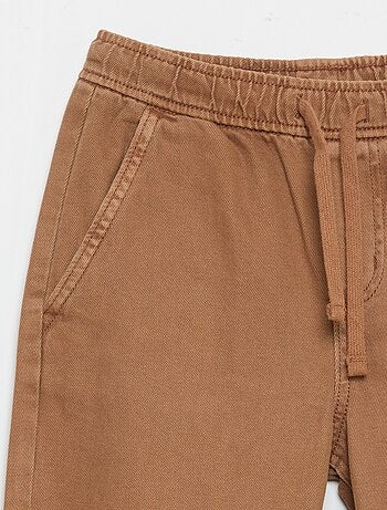 Relaxed fit-broek met elastische taille