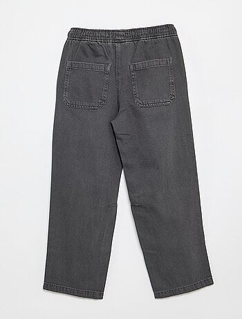 Relaxed fit-broek met elastische taille