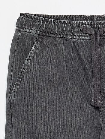 Relaxed fit-broek met elastische taille
