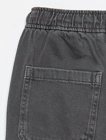 Relaxed fit-broek met elastische taille