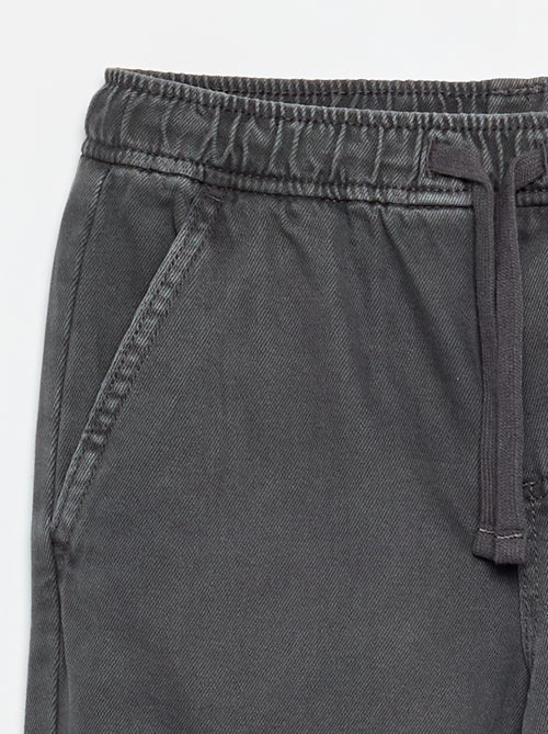 Relaxed fit-broek met elastische taille - Kiabi