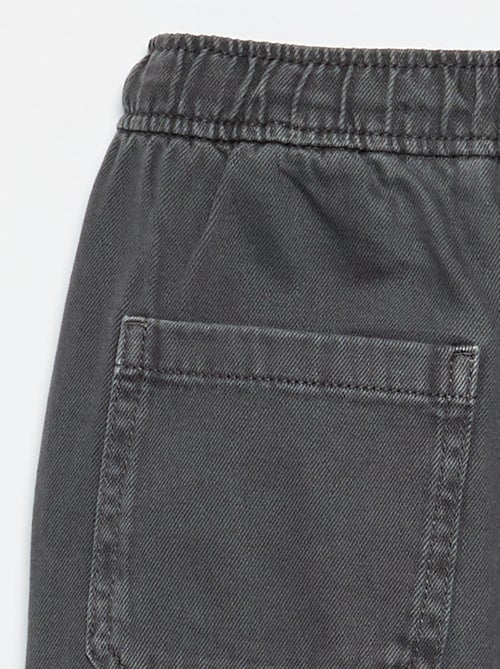 Relaxed fit-broek met elastische taille - Kiabi