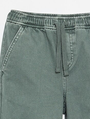 Relaxed fit-broek met elastische taille