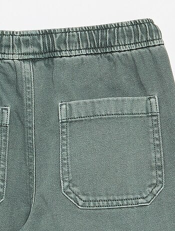 Relaxed fit-broek met elastische taille