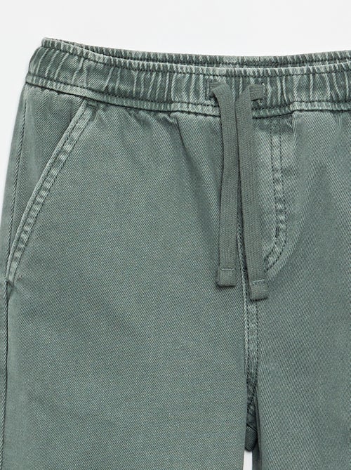 Relaxed fit-broek met elastische taille - Kiabi