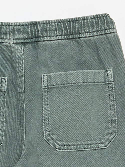 Relaxed fit-broek met elastische taille - Kiabi