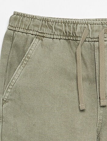 Relaxed fit-broek met elastische taille