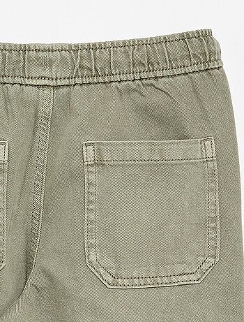 Relaxed fit-broek met elastische taille