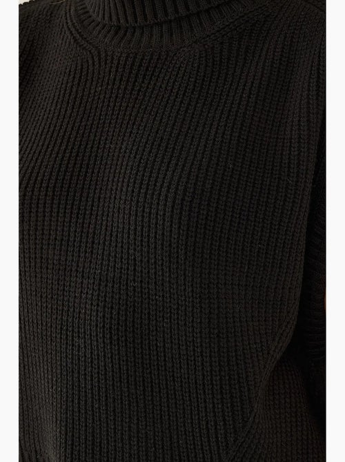 Relaxed fit coltrui-sweater vest hiccup - Kiabi Relaxed fit coltrui-sweater vest hiccup - Kiabi