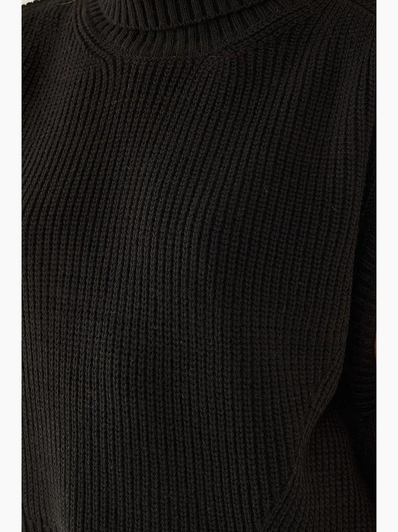 Relaxed fit coltrui-sweater vest hiccup Zwart - Kiabi