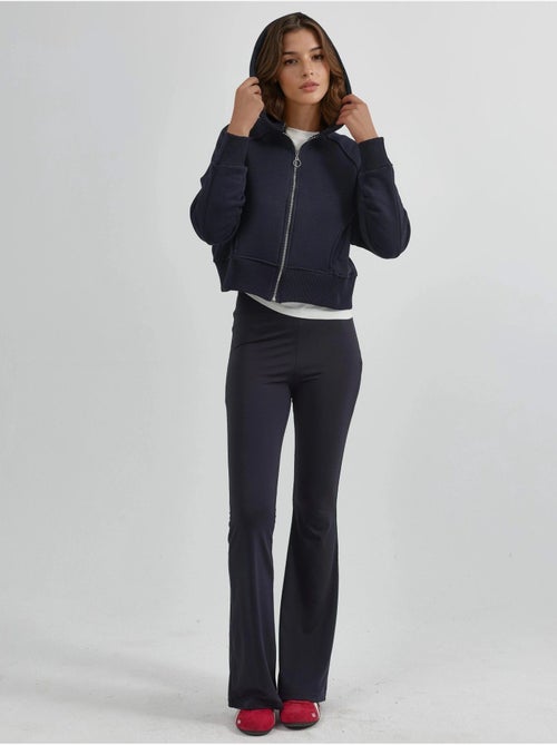 Relaxed fit hoodie met rits hiccup - Kiabi Relaxed fit hoodie met rits hiccup - Kiabi