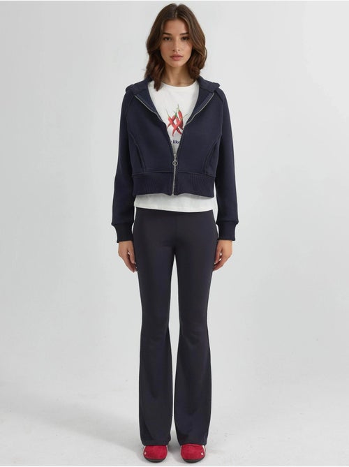 Relaxed fit hoodie met rits hiccup - Kiabi Relaxed fit hoodie met rits hiccup - Kiabi