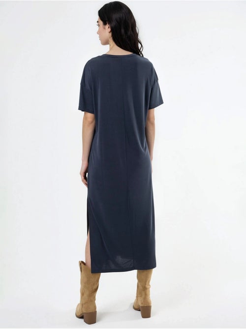 Relaxed fit midi-jurk hiccup - Kiabi Relaxed fit midi-jurk hiccup - Kiabi