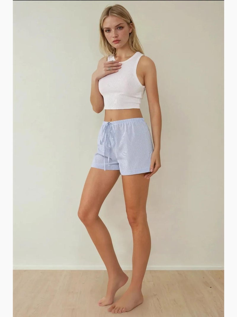Relaxed fit shorts hiccup Blauw - Kiabi