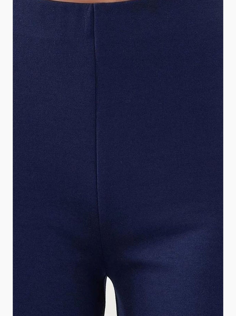Relaxed fit sweatpants met rechte pijpen met modal-touch hiccup Donkerblauw - Kiabi