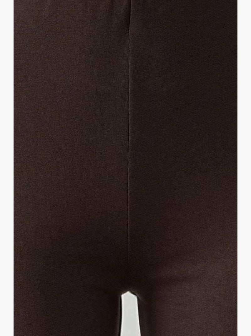 Relaxed fit sweatpants met rechte pijpen met modal-touch hiccup Donkerbruin - Kiabi