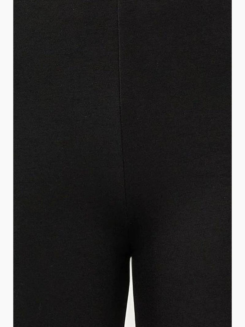 Relaxed fit sweatpants met rechte pijpen met modal-touch hiccup Zwart - Kiabi
