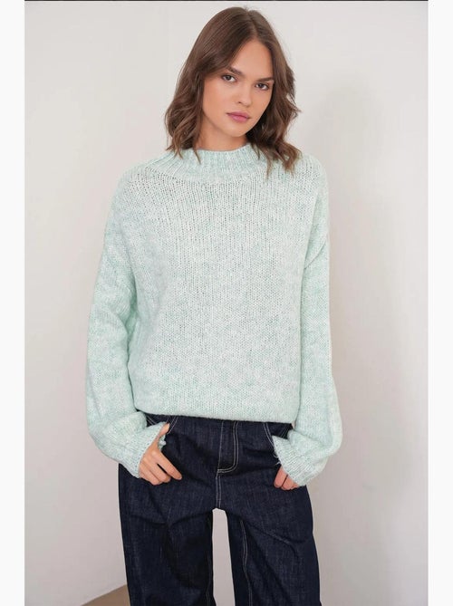 Relaxed fit trui met ronde hals van dik breisel mixray - Kiabi Relaxed fit trui met ronde hals van dik breisel mixray - Kiabi