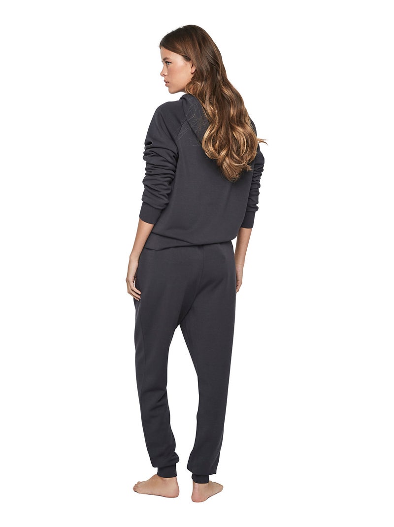 Relaxte pyjamabroek met capuchon p104 cozy chic Marineblauw - Kiabi