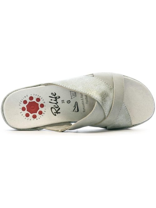 Relife holly grijze sandalen voor dames - Kiabi