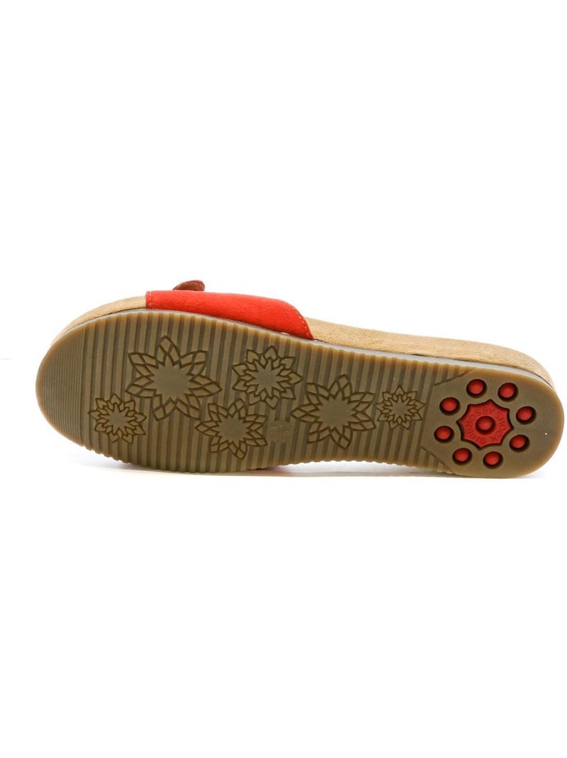Relife jalband rode sandalen voor dames Rood - Kiabi