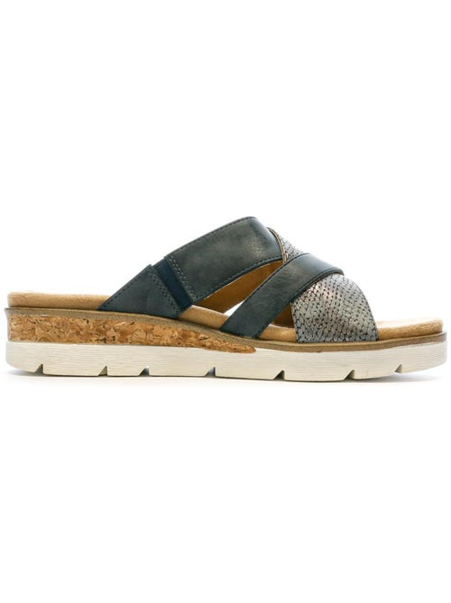 Relife joibale marineblauwe sandalen voor dames - Kiabi