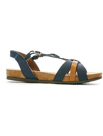 Relife jyltane marineblauwe sandalen voor dames