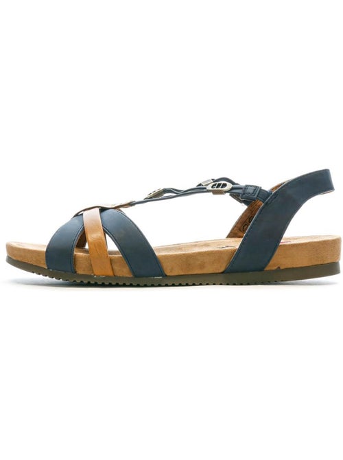Relife jyltane marineblauwe sandalen voor dames - Kiabi