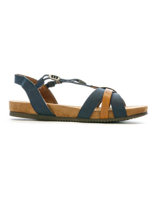 Relife jyltane marineblauwe sandalen voor dames - Kiabi