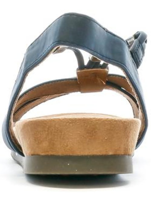 Relife jyltane marineblauwe sandalen voor dames - Kiabi