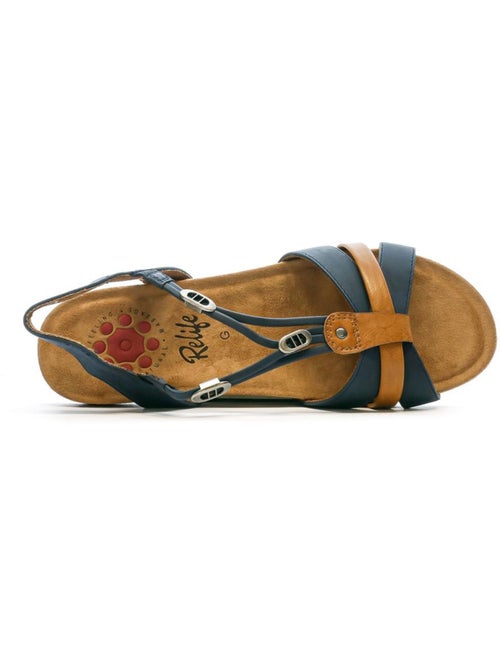 Relife jyltane marineblauwe sandalen voor dames - Kiabi