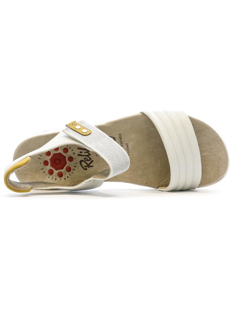 Relife koykoy witte sandalen voor dames Wit - Kiabi