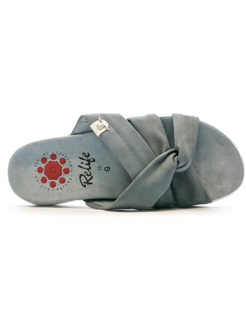 Relife lisandra blauwe sandalen voor dames - Kiabi
