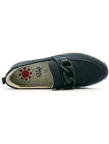 Relife vilsage zwarte dames mocassins