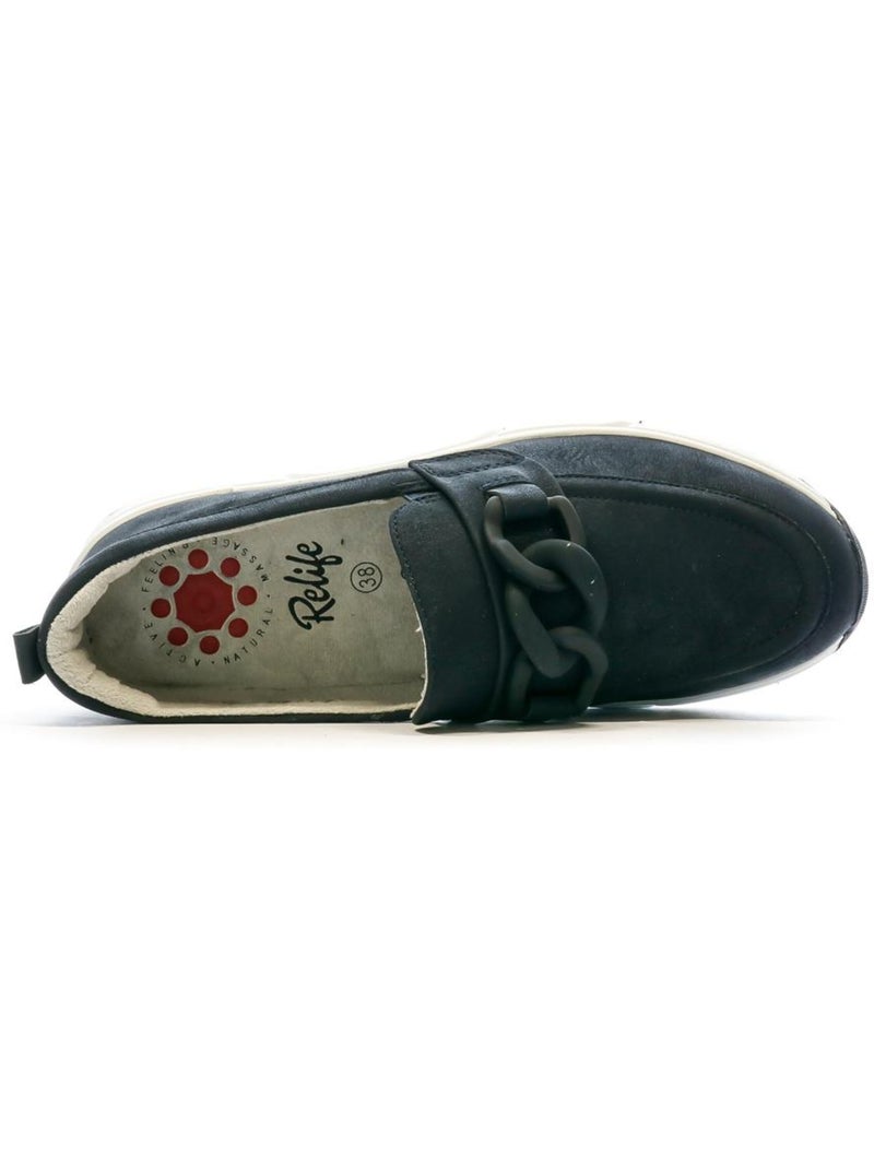 Relife vilsage dames marine mocassins Marineblauw - Kiabi