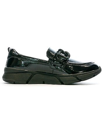 Relife vilsage zwarte dames mocassins
