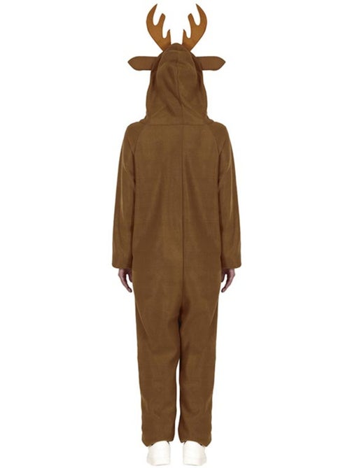 Rendierkostuum of -pyjama met capuchon en gewei - Kiabi