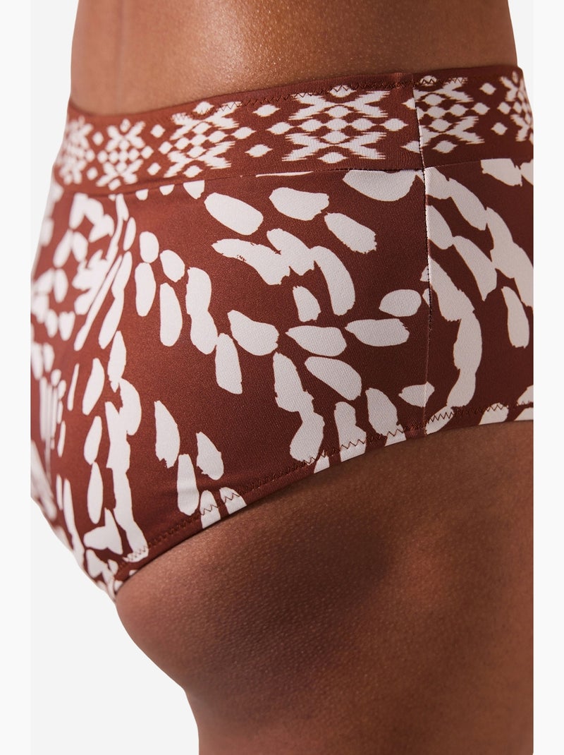 Renoir high fashion bikinibroekje penti Hazelnootbruin - Kiabi