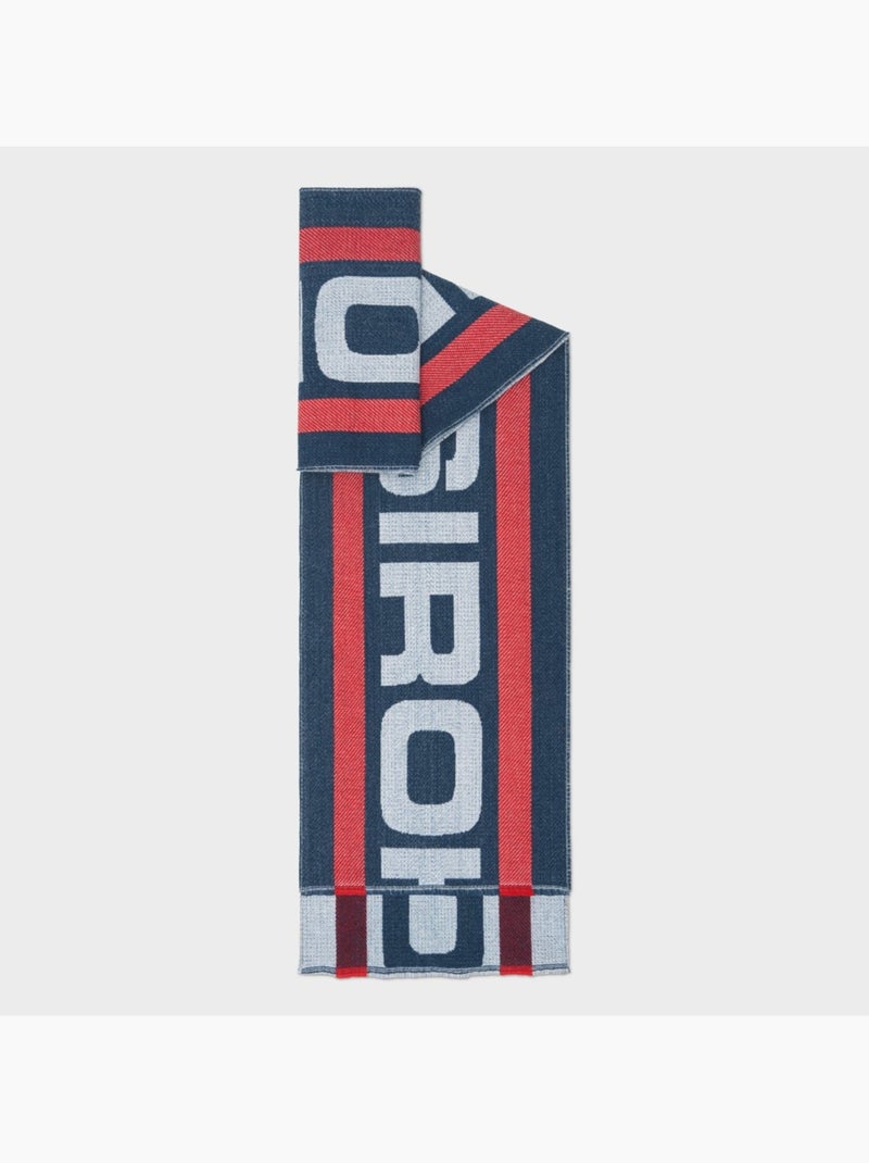 Retro ski-sjaal Blauw - Kiabi