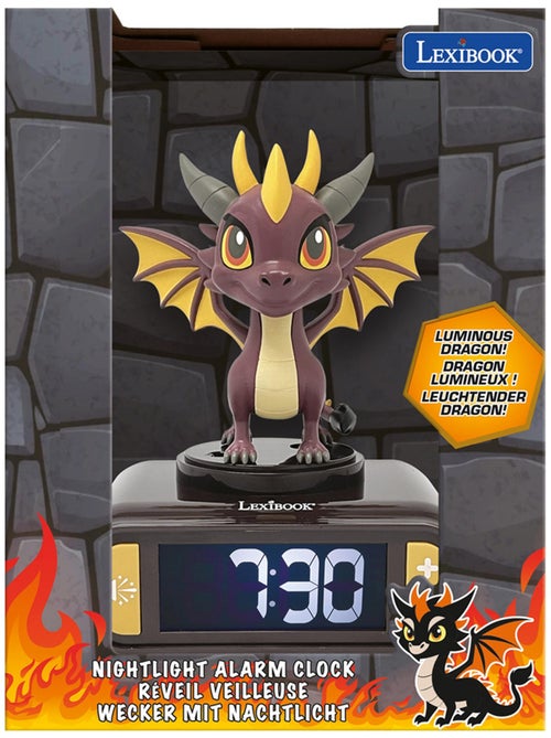 Réveil - veilleuse dragon avec effets sonores - Kiabi Réveil - veilleuse dragon avec effets sonores - Kiabi