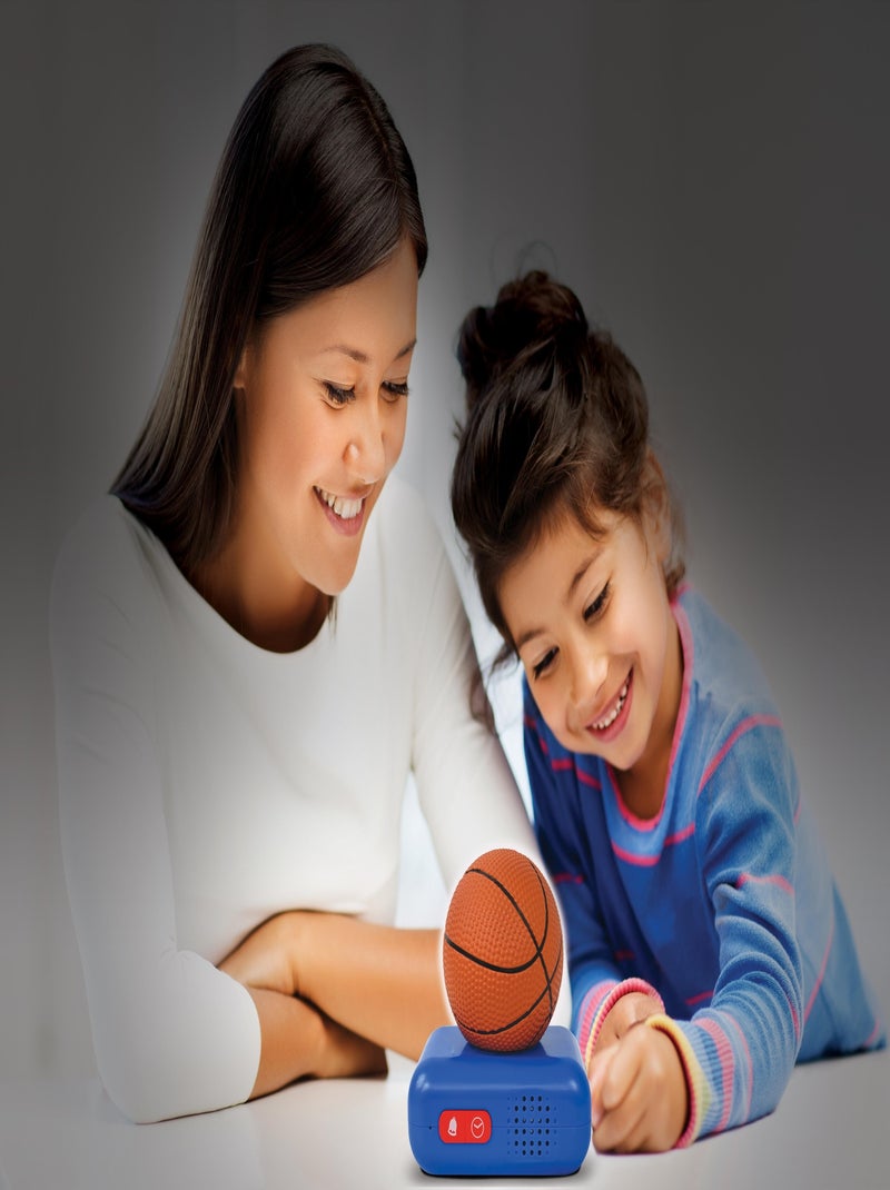 Réveil avec veilleuse basketball en 3d Orange - Kiabi