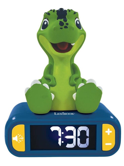 Réveil avec veilleuse dinosaure en 3d - Kiabi Réveil avec veilleuse dinosaure en 3d - Kiabi