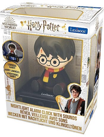 Réveil avec veilleuse harry potter en 3d