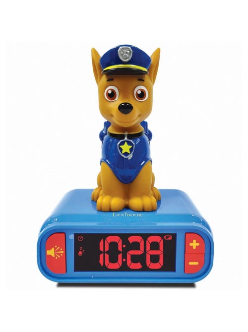 Réveil avec veilleuse la pat patrouille chase en 3d - Kiabi Réveil avec veilleuse la pat patrouille chase en 3d - Kiabi
