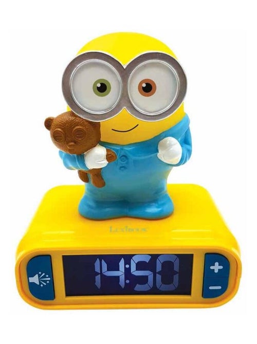 Réveil avec veilleuse les minions en 3d - Kiabi Réveil avec veilleuse les minions en 3d - Kiabi