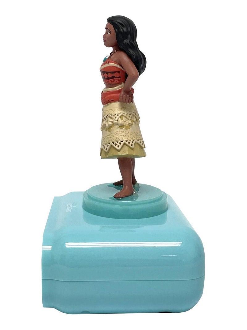 Réveil avec veilleuse vaiana en 3d Rose - Kiabi