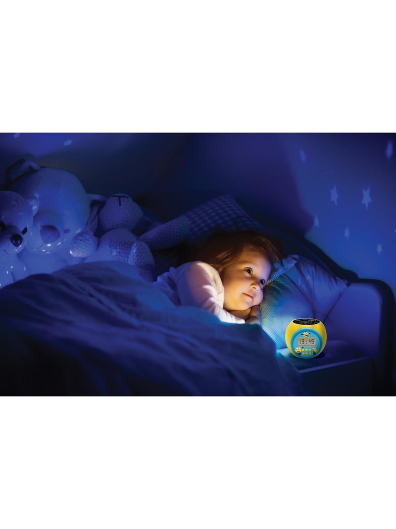 Réveil projecteur minions Jaune - Kiabi