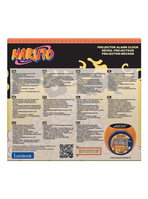 Réveil projecteur naruto avec minuteur - Kiabi Réveil projecteur naruto avec minuteur - Kiabi