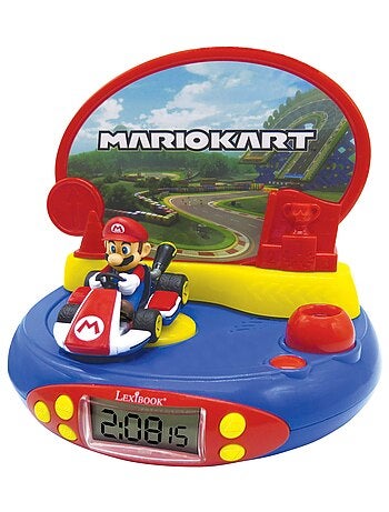 Réveil projecteur nintendo mario kart en 3d