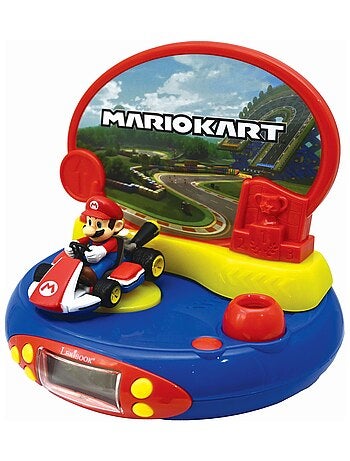 Réveil projecteur nintendo mario kart en 3d